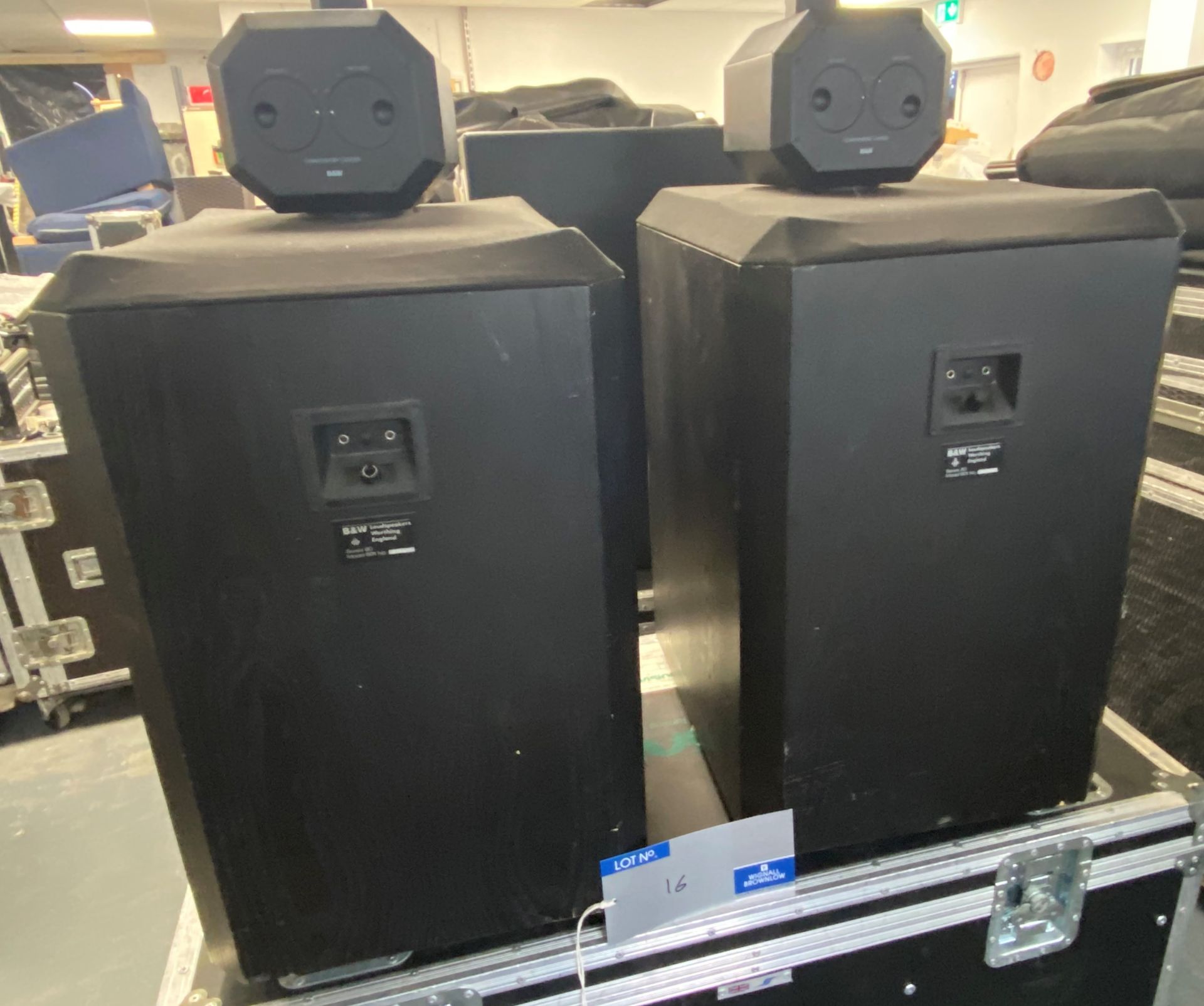 A Pair of B and W Series 80 Model 801 Loudspeakers No.005577, 005578 (previously in use). - Image 2 of 6