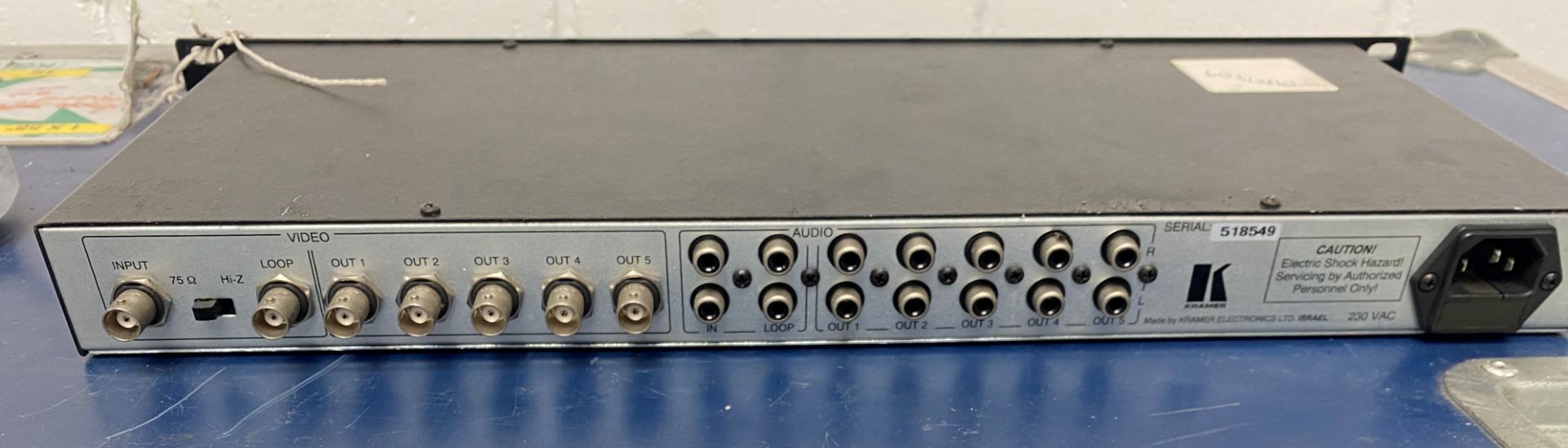 A Kramer VM-5ARN Video Audio Distribution Amplifier (in working order). - Image 2 of 2