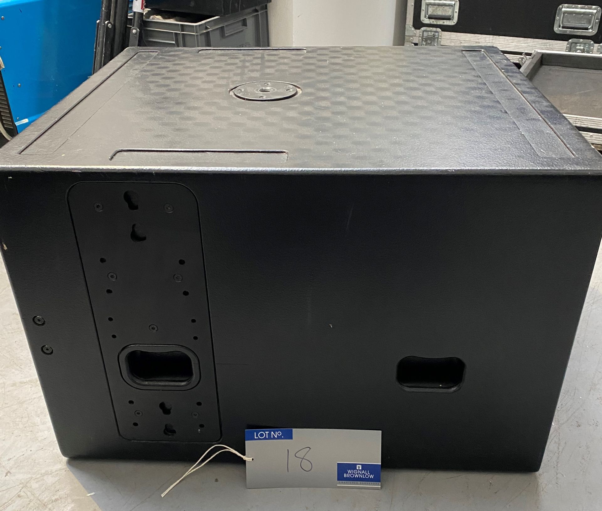 A NEXO LS18 Subwoofer with mobile flight case (in working order). - Image 2 of 3