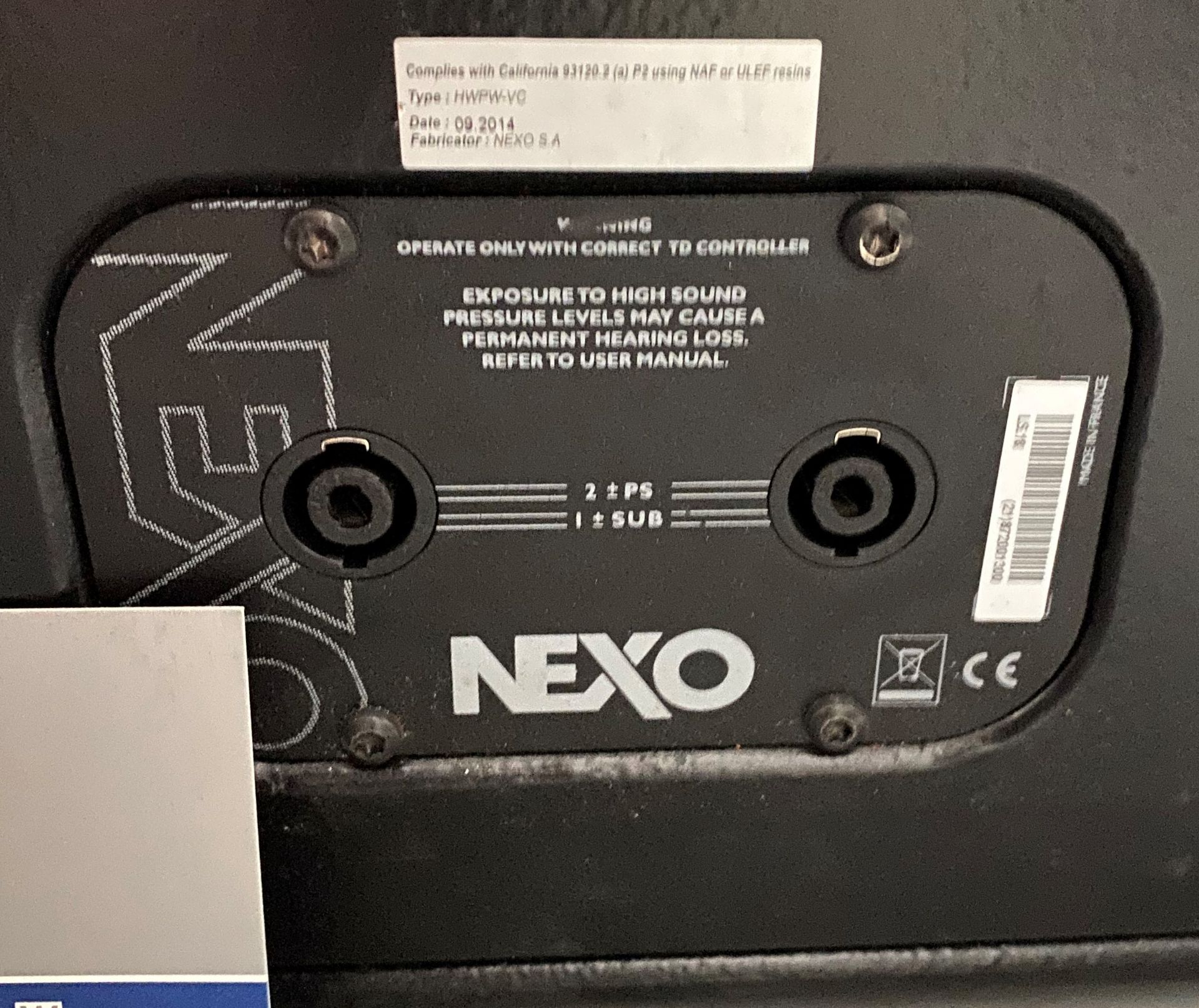 A NEXO LS18 Subwoofer with mobile flight case (in working order). - Image 3 of 3