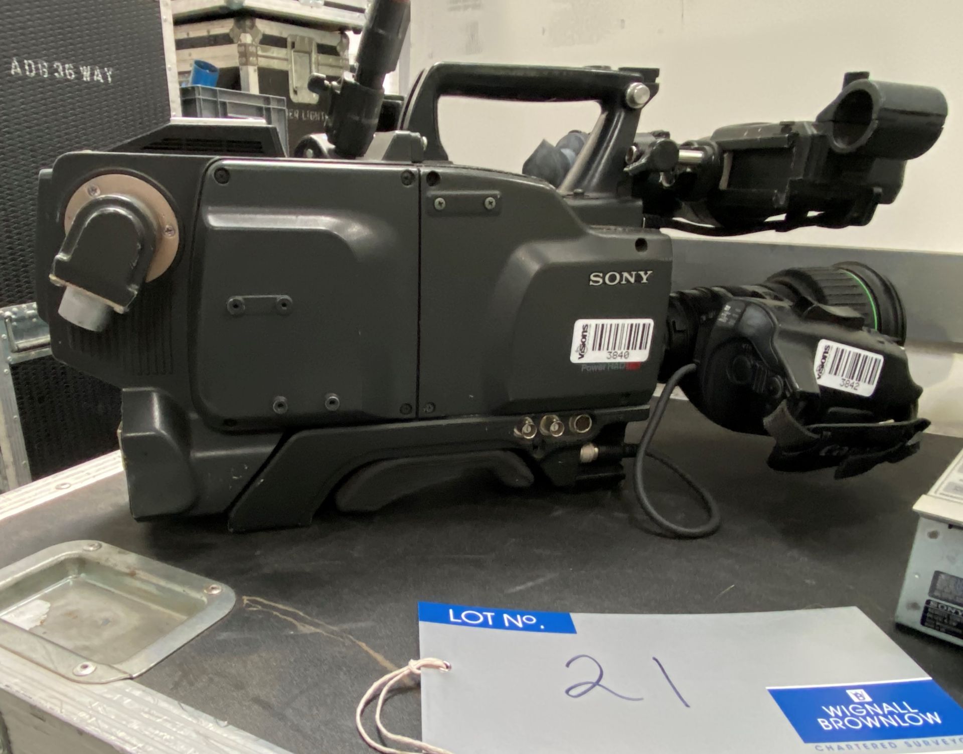 A Sony DXC-D55WSP SD Camera Channel with Canon BCTV Zoom Lens, Camera Control Unit, Remote Control - Image 3 of 8