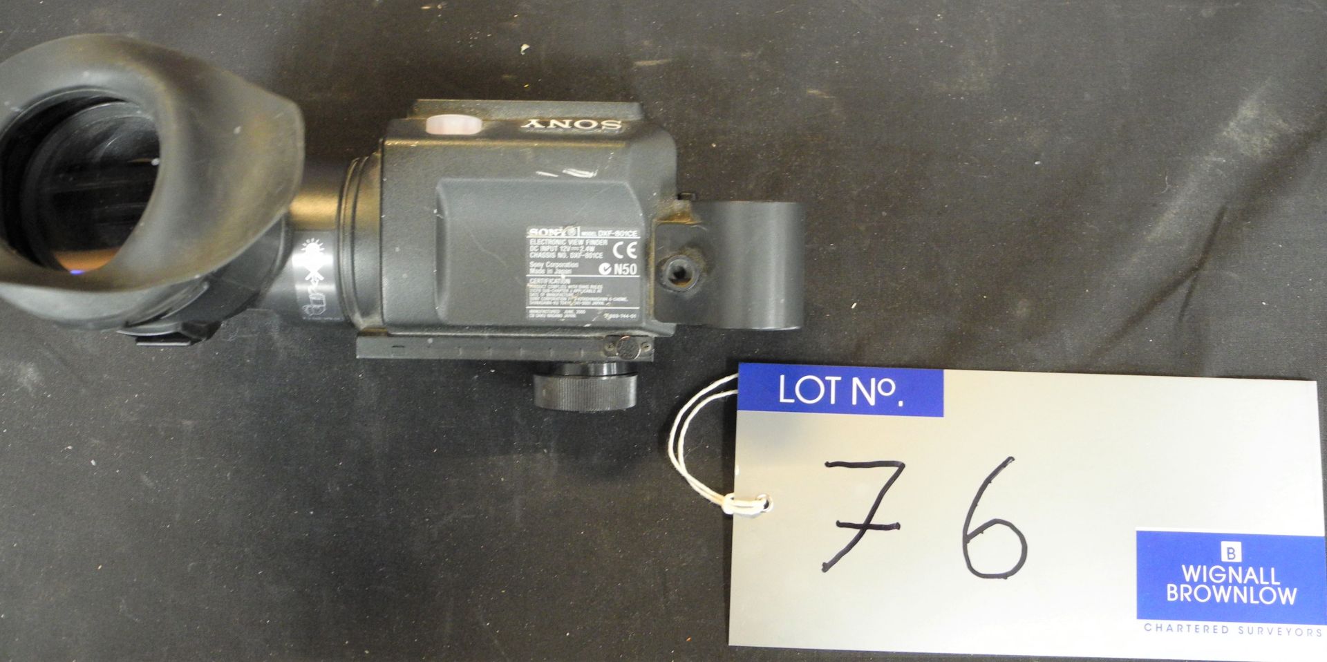 A Sony DXF-801CE Electronic View Finder with mounting plate, used condition-located at PR Live, Unit - Image 2 of 2