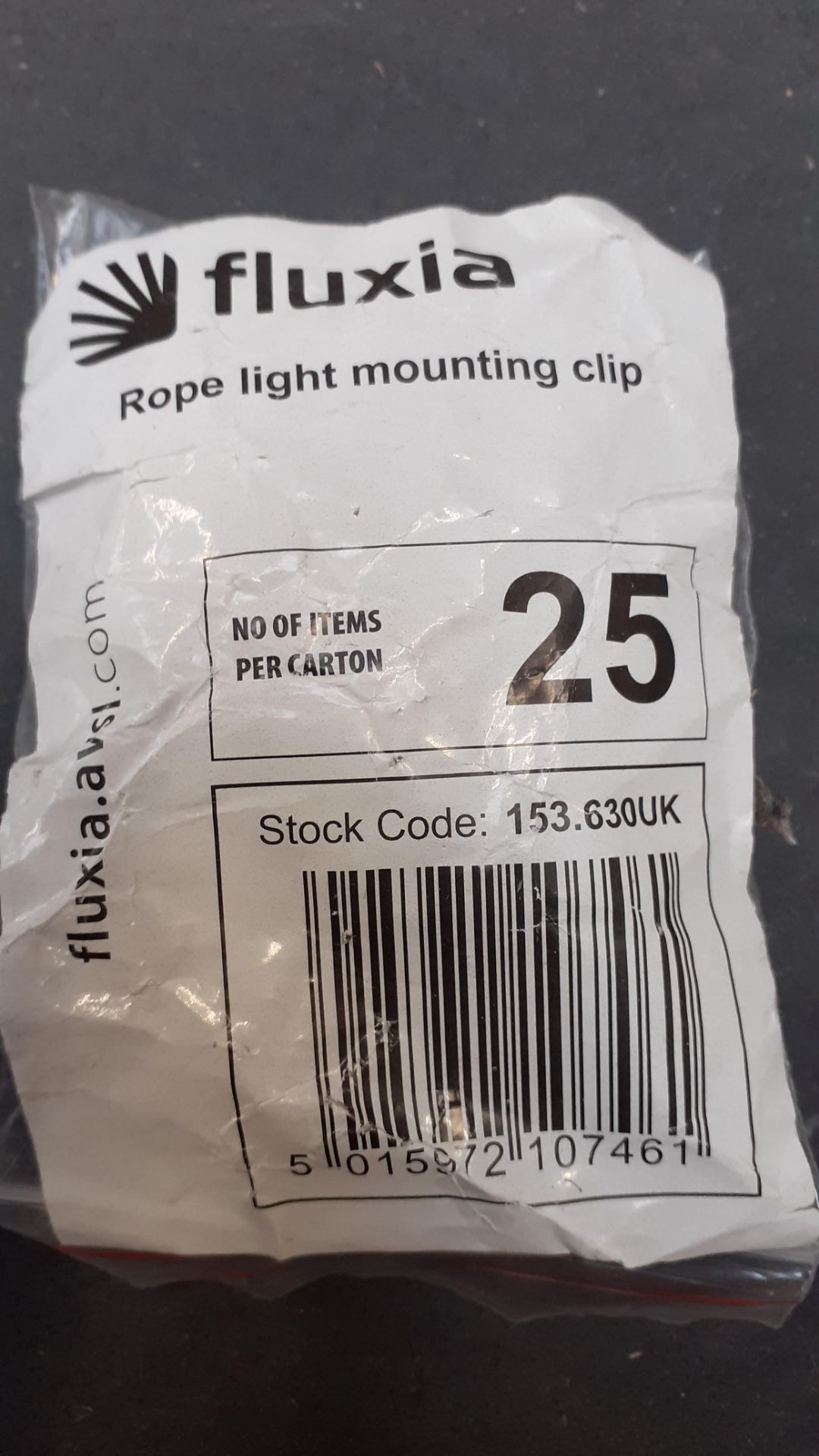 Approx. 15m avsl-fluxia IP44 White Rope Light with 2 x 13a live ends; 6 x dead ends; input - Image 3 of 3