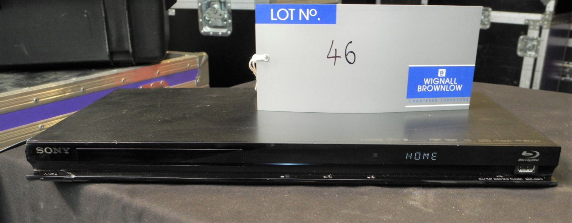 A Sony BDP-S370 BluRay Disc Player, used condition, working order-located at PR Live, Unit 6,