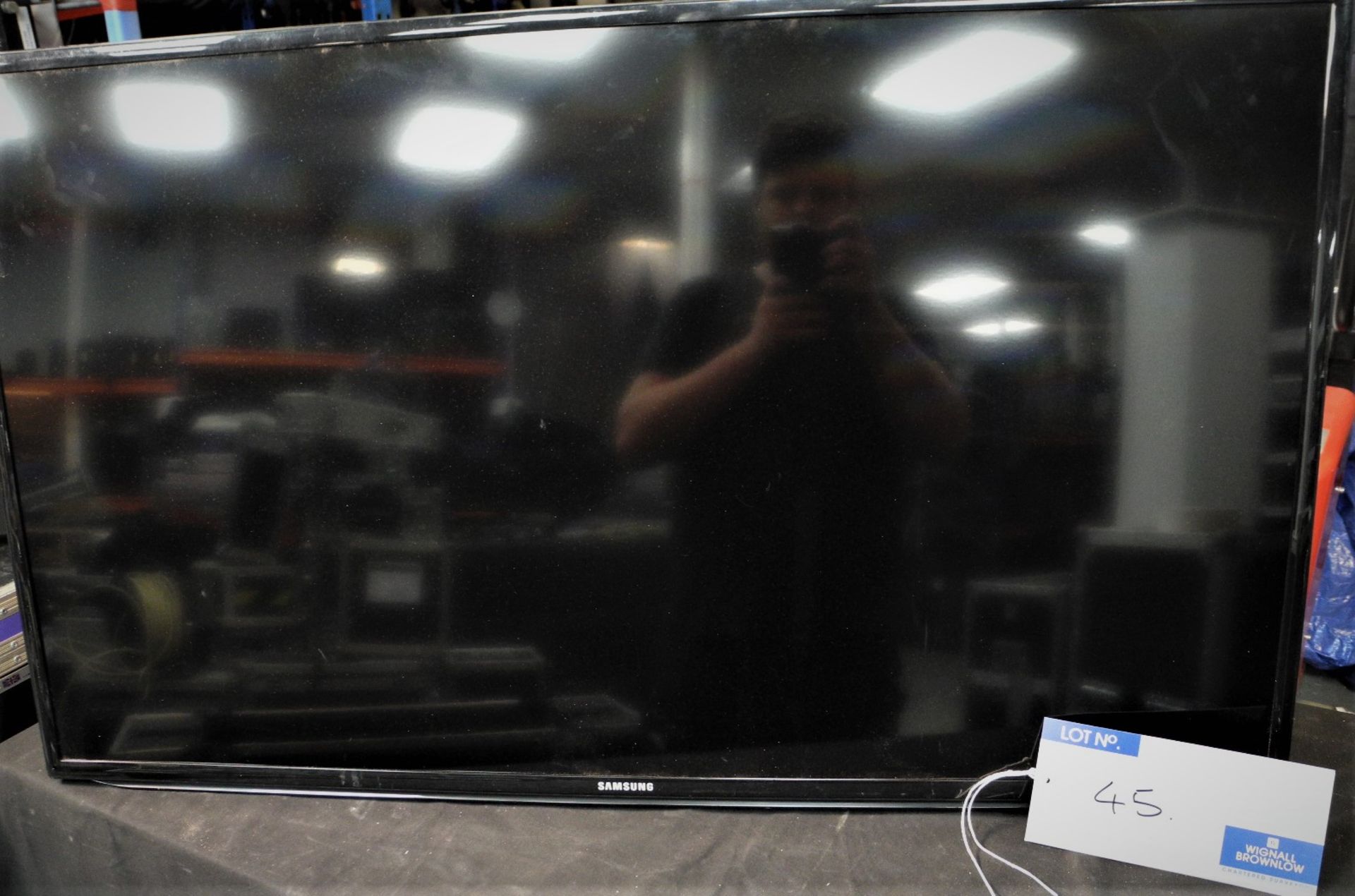 A Samsung Model UE46EH5000K 46in LCD Display with remote control and 13A Power Cable, used - Image 2 of 2