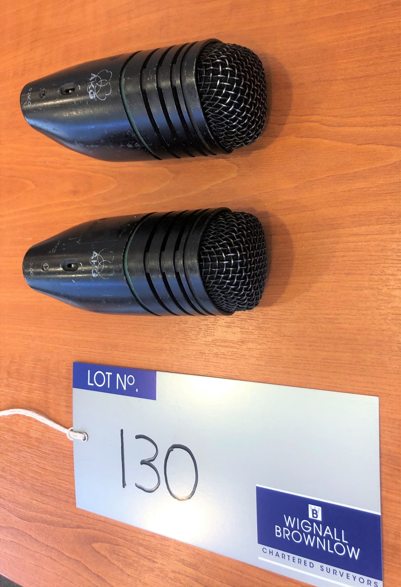 2 AKG 3500 Large Diaphragm Instrument Microphones, tested-located at Chaps Productions, 33 - Image 2 of 2