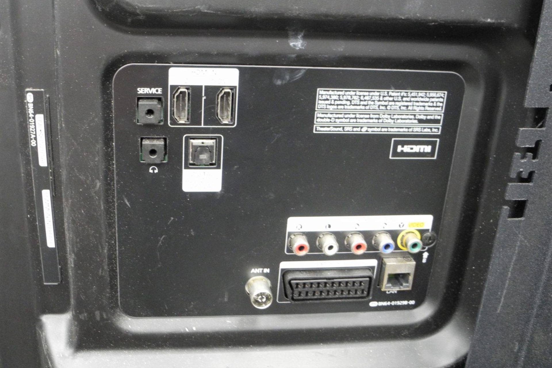 A Samsung Model UE46EH5000K 46in LCD Display with remote control and 13A power cable, fair - Image 2 of 2