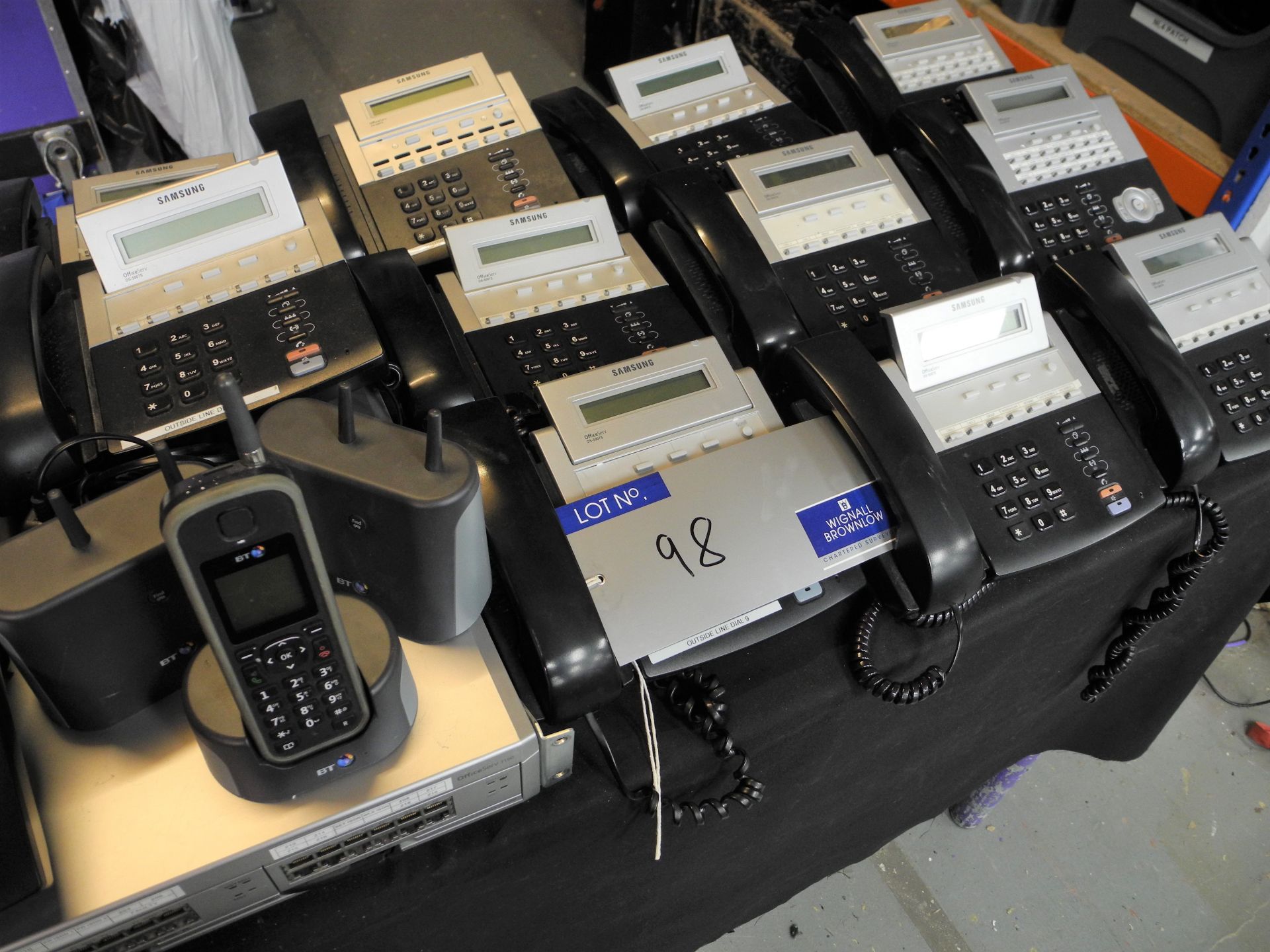 A Samsung Office Telephone System comprising Officeserv 7100 Network Server and Assorted Handsets, - Image 2 of 2
