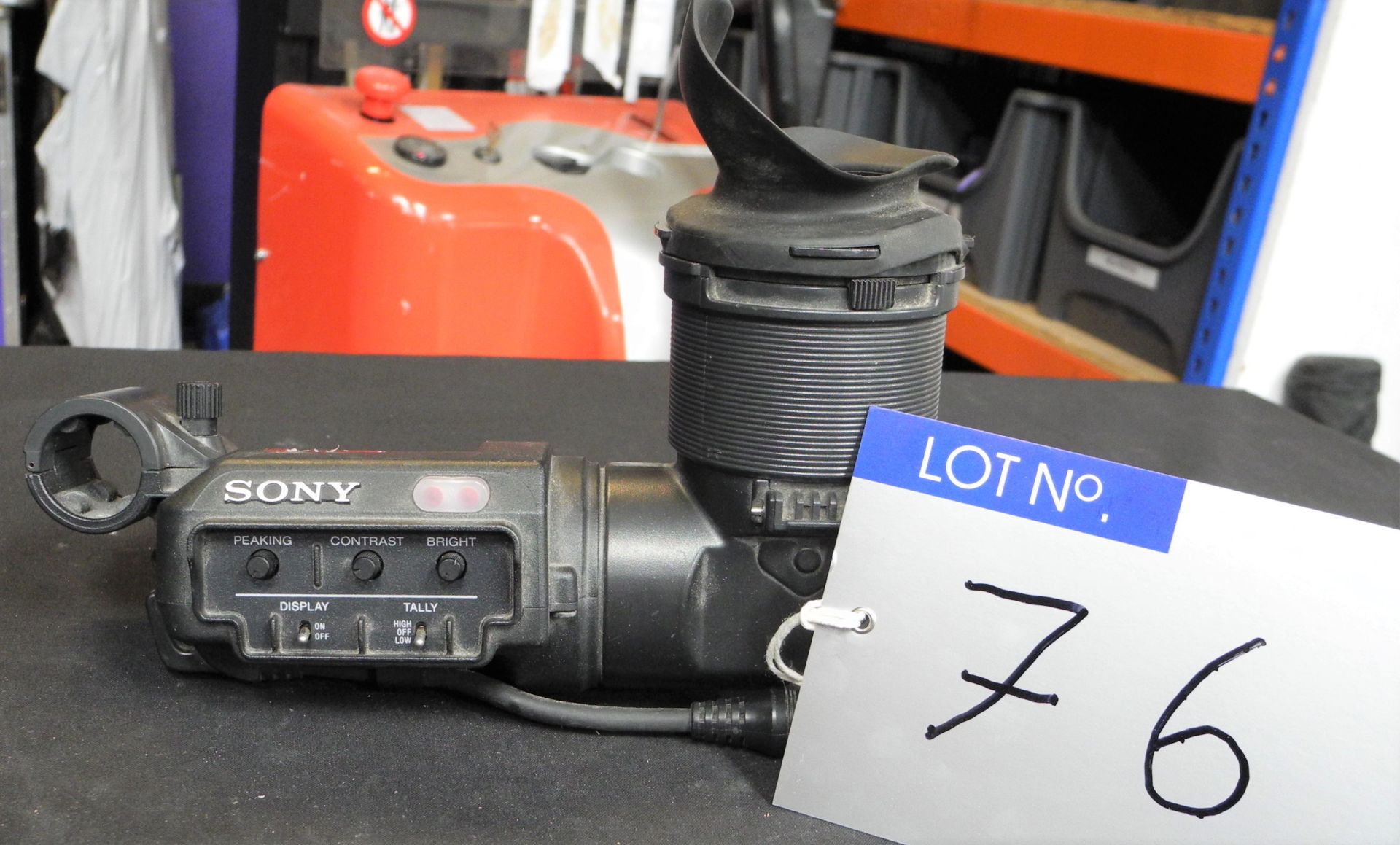 A Sony DXF-801CE Electronic View Finder with mounting plate, used condition-located at PR Live, Unit