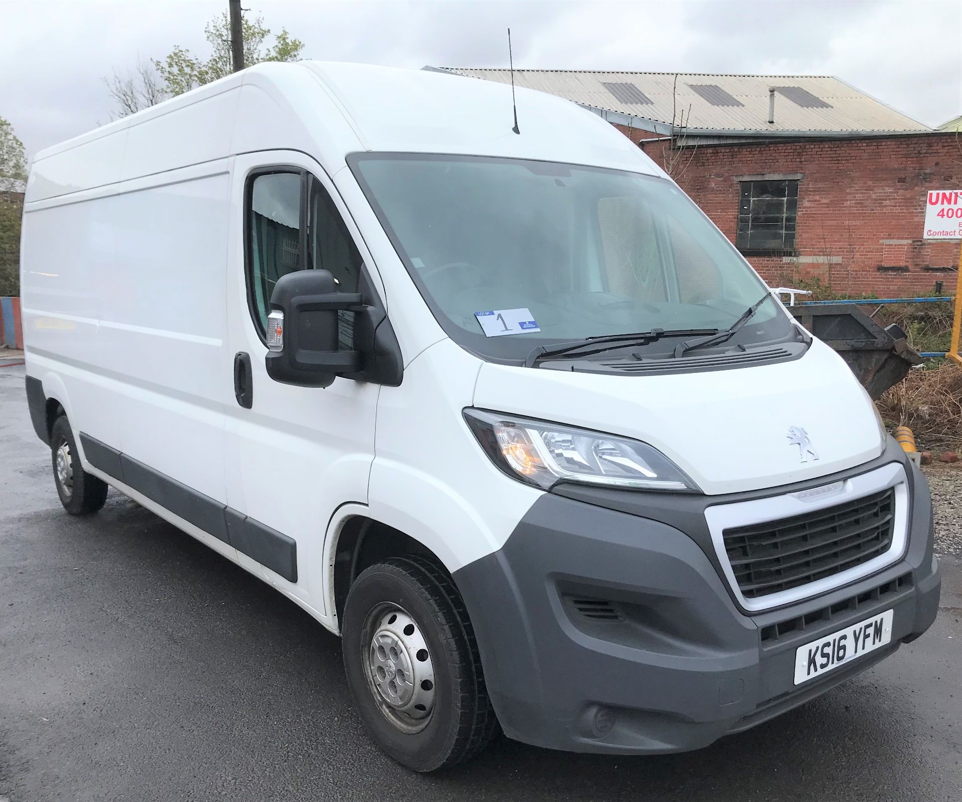 A Peugeot Boxer 355 Professional L3H2 HDI Panel Van Reg. No.KS16YFM, first registered 30/6/2016,