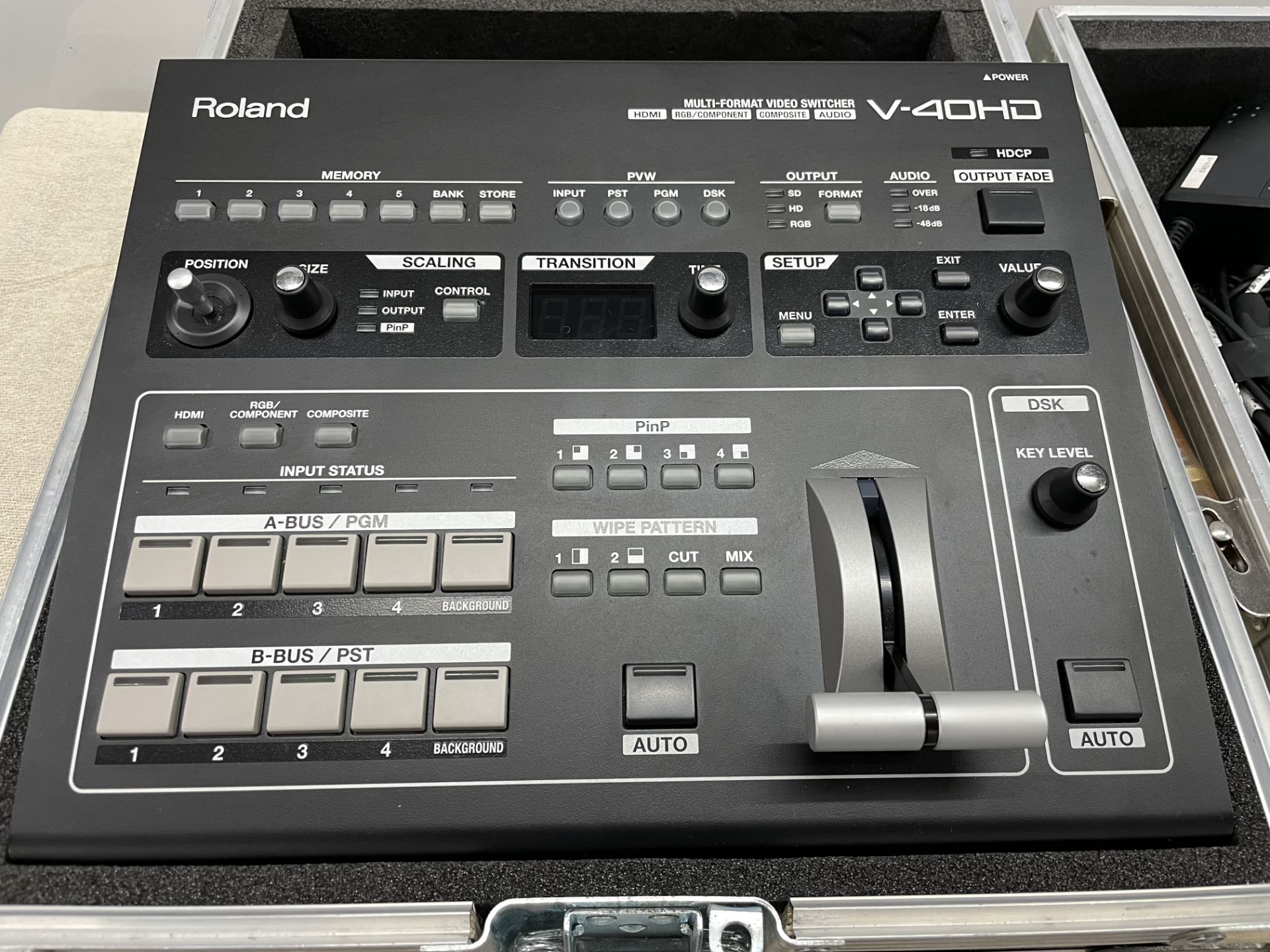 A Roland V-40HD Video Mixer (ex hire, excellent condition)-located at Pro Event Solutions, - Image 2 of 3