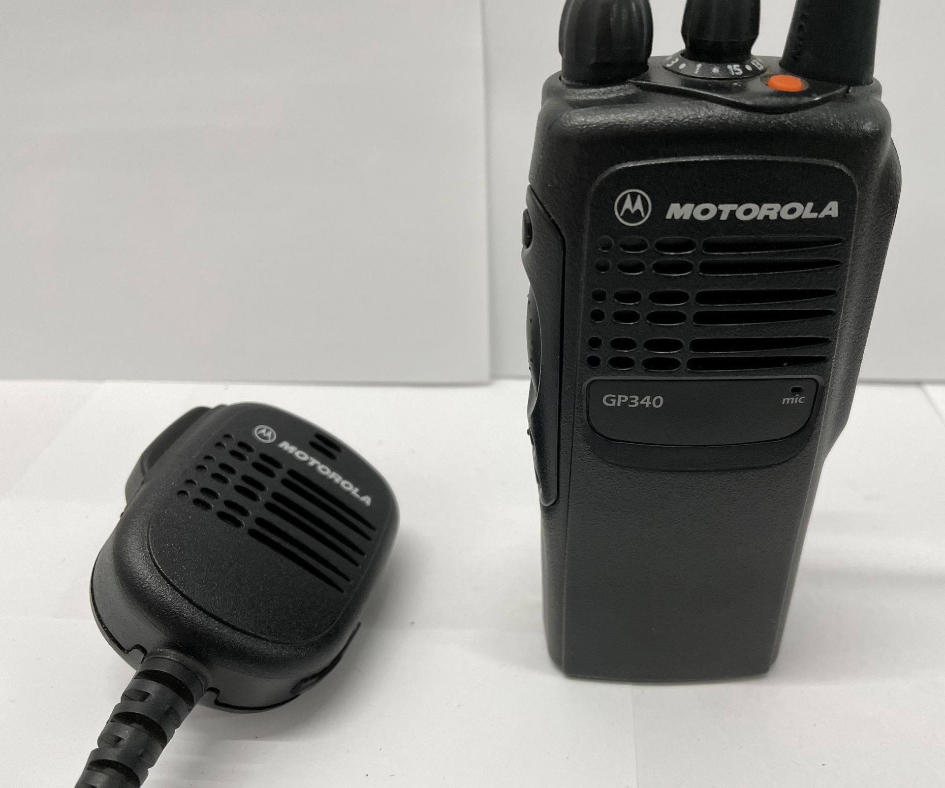 4 Motorola GP340 Radios with RSM, no charger (ex hire, untested)-located at Pro Event Solutions, - Image 2 of 2