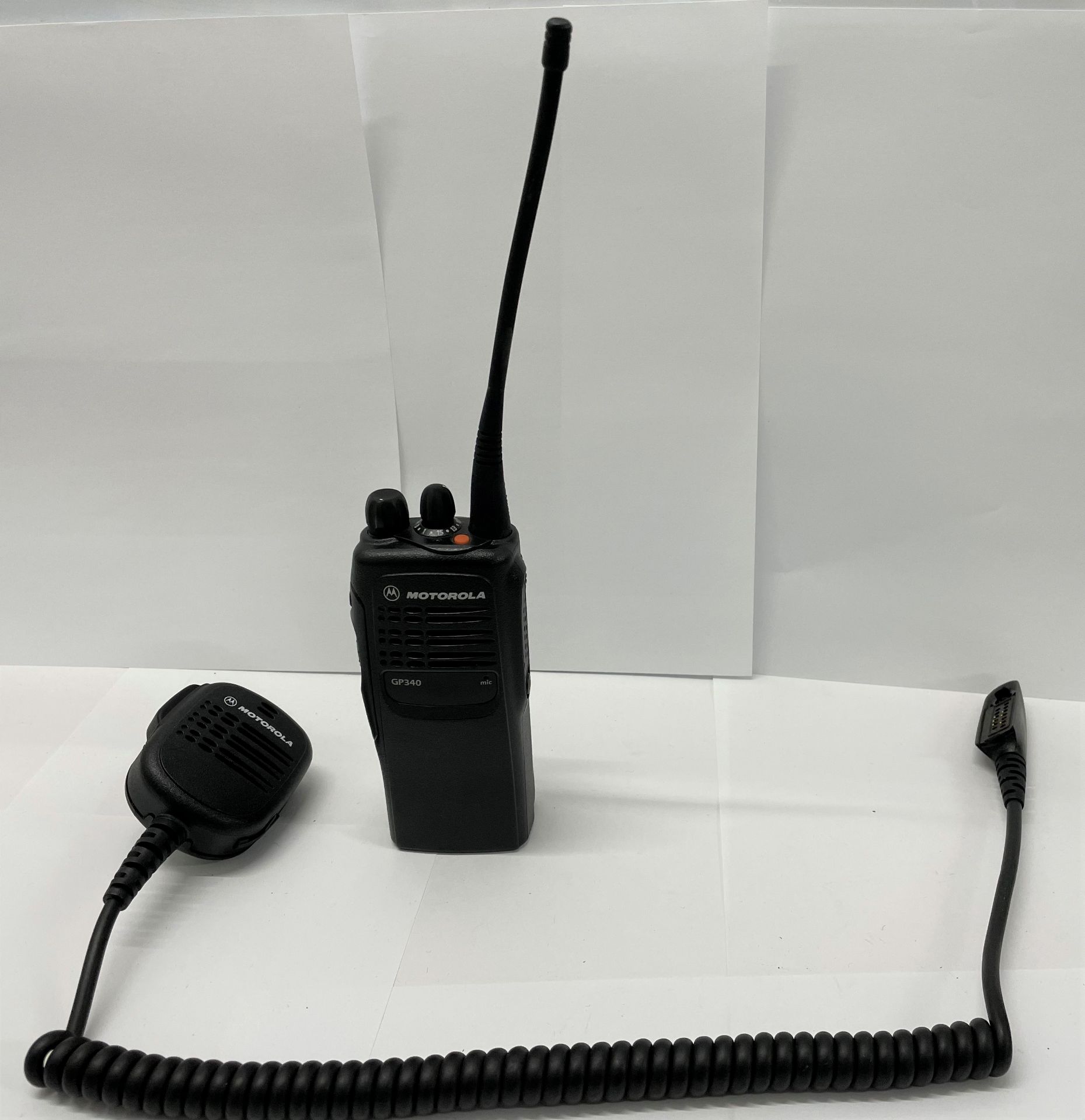 4 Motorola GP340 Radios with RSM, no charger (ex hire, untested)-located at Pro Event Solutions,