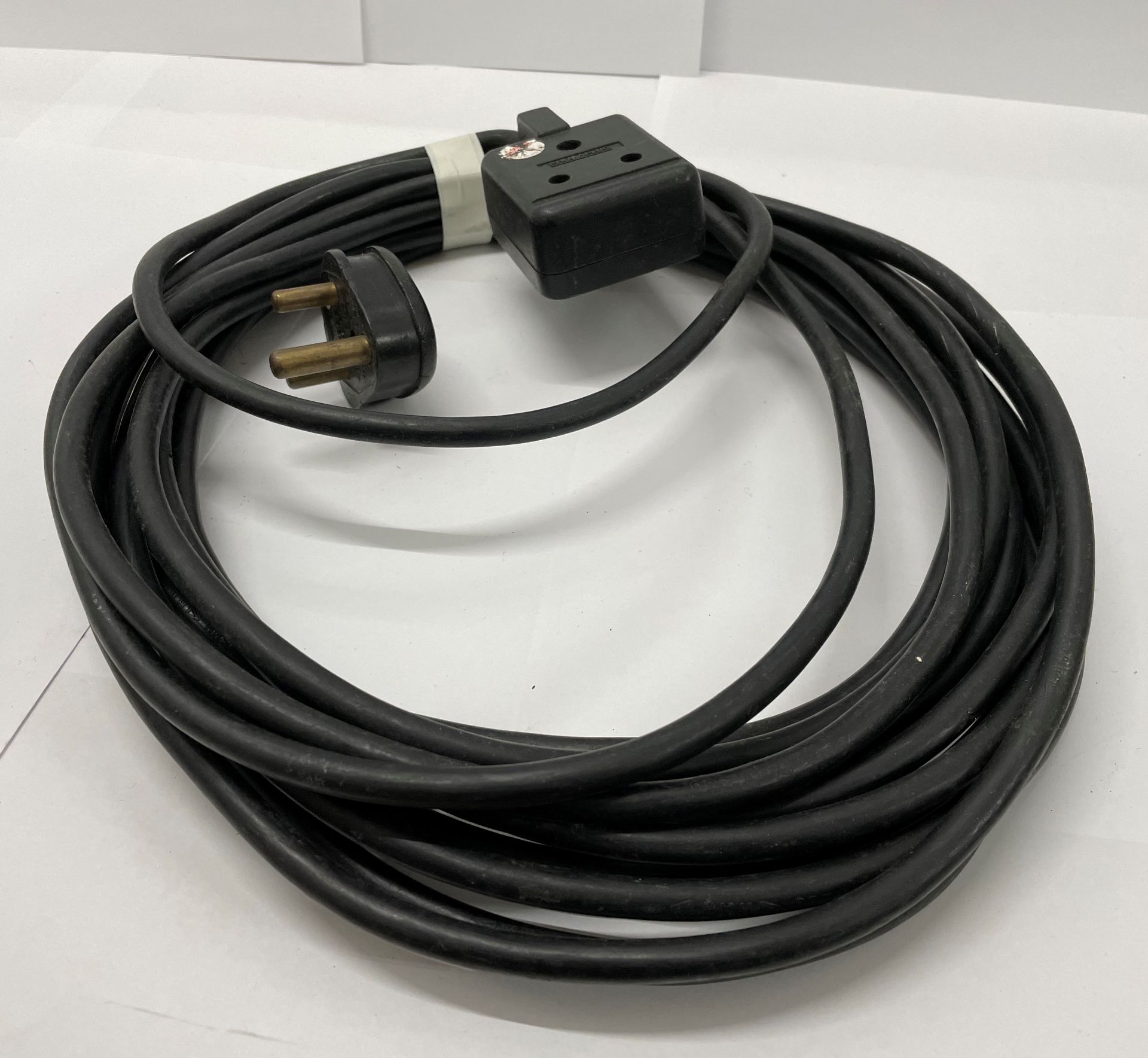 8-15 amp Extensions, PVC Cable, 10m, Untested (ex hire, used condition)-located at Pro Event