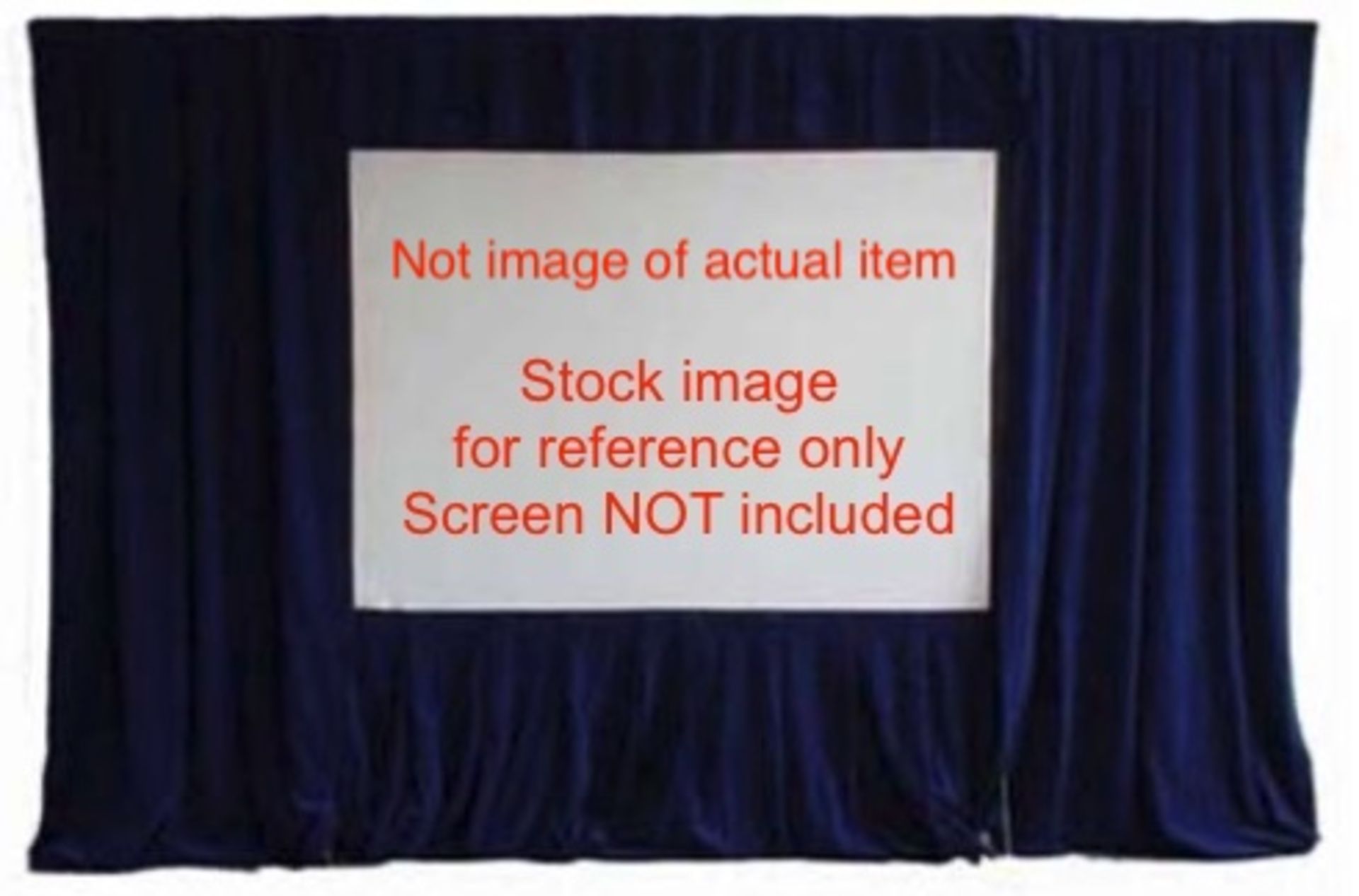 A Da-Lite Drape Kit for 10ft x 7ft 6in 4:3 Fast Fold Projection Screen (ex hire, please note that - Image 3 of 3