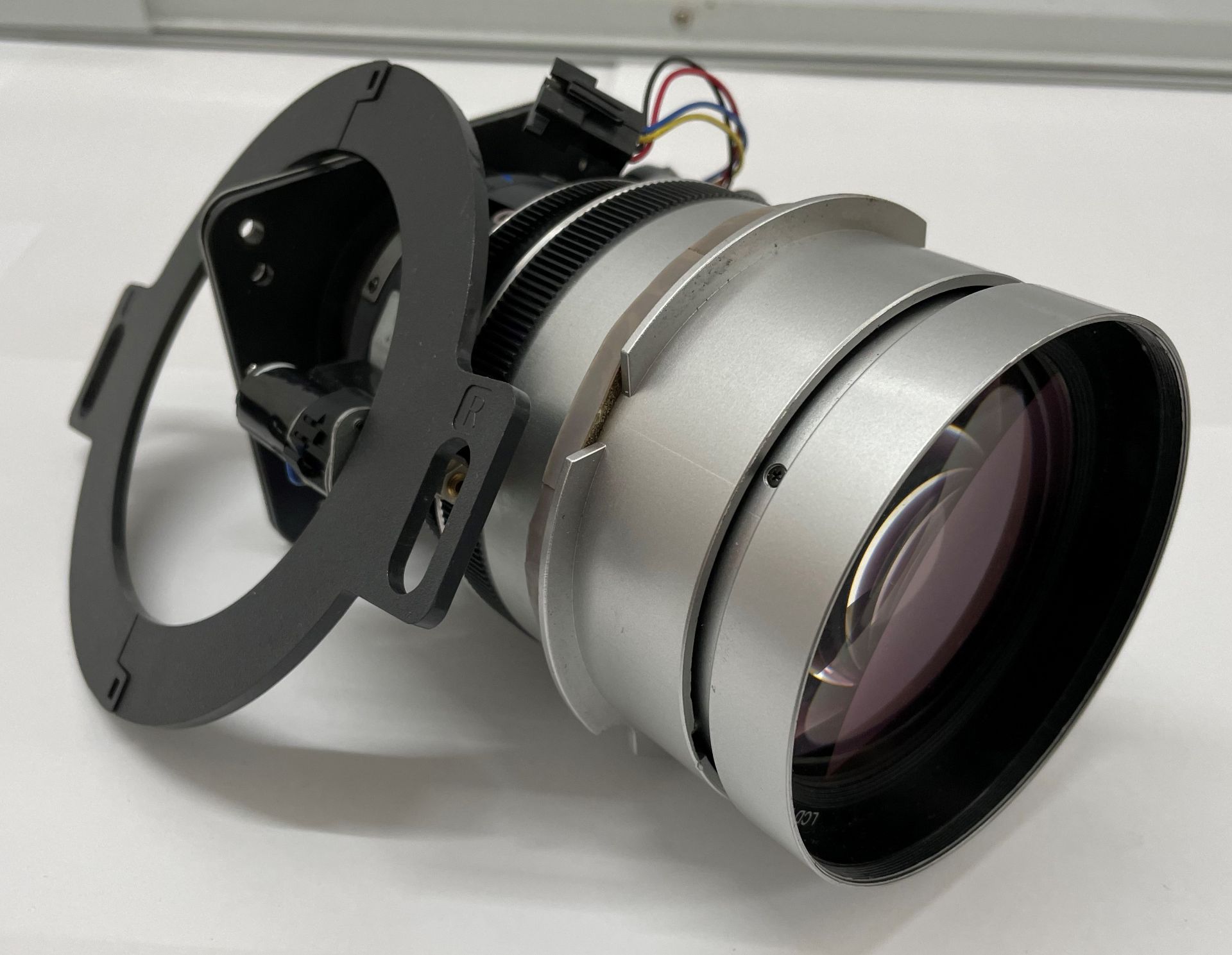 A Sharp 49-63mm 1:17-2.3 Lens for XG-P20X Projector with Blanking Ring (ex hire, in working