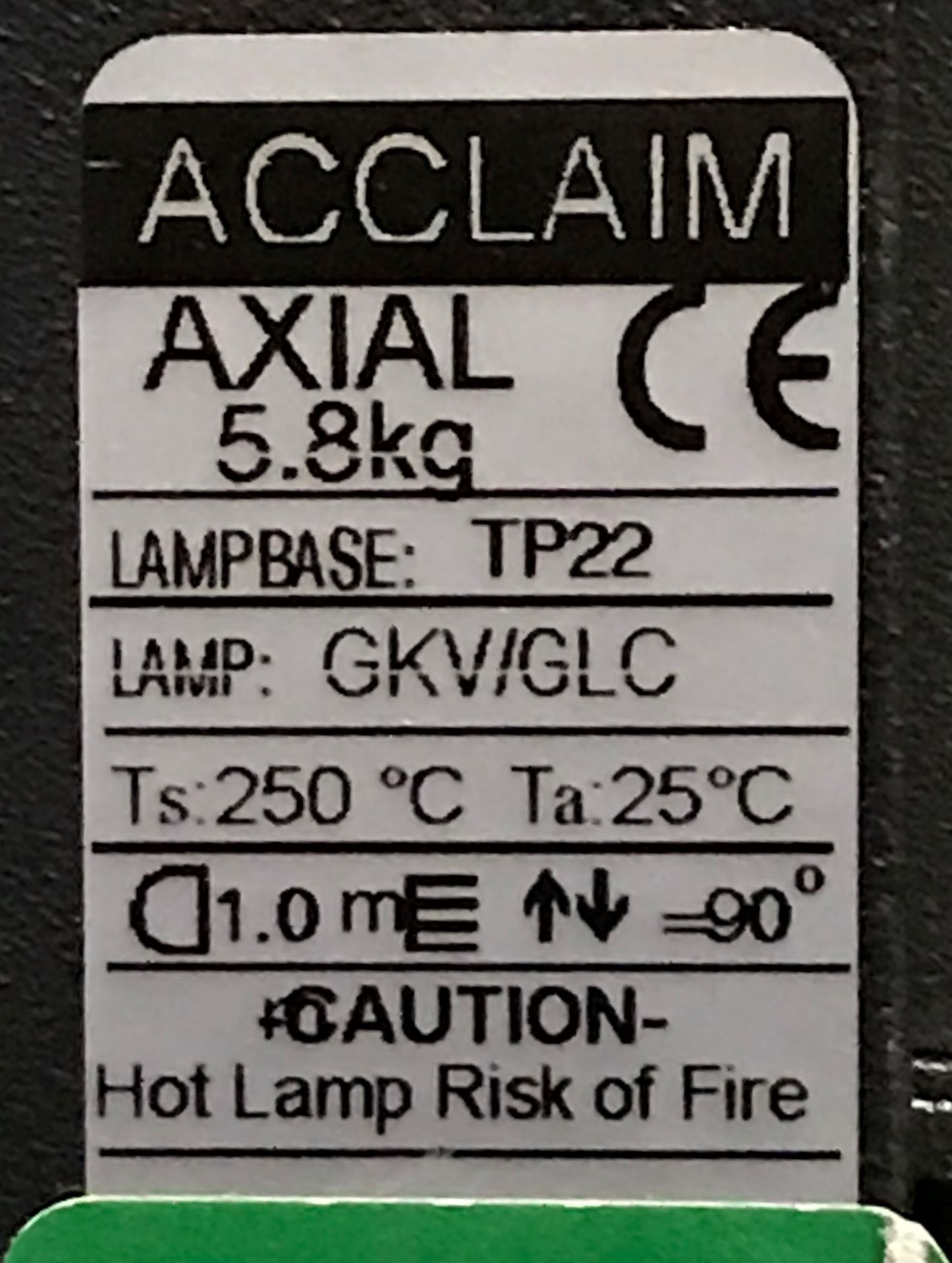 2 Acclaim Axial Profile Spot Lights with 4 Acclaim Fresnel Lights and Flight Case, 900mm x 610mm x - Image 2 of 6