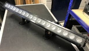 4 Showtec Pixel Bar 18 Q4 LED Bar Lights with Flight Case, 1480mm x 730mm x 765mm (located at Unit