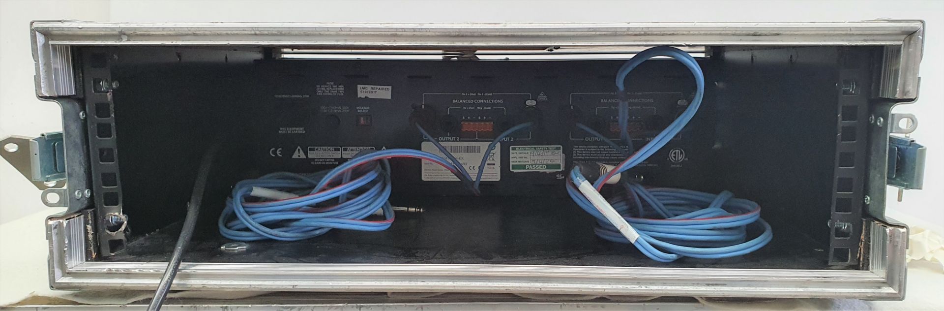 A BSS FCS966 oPal constant Q Graphic Equaliser with flight case, 530mm x 520mm x 180mm. - Image 3 of 4