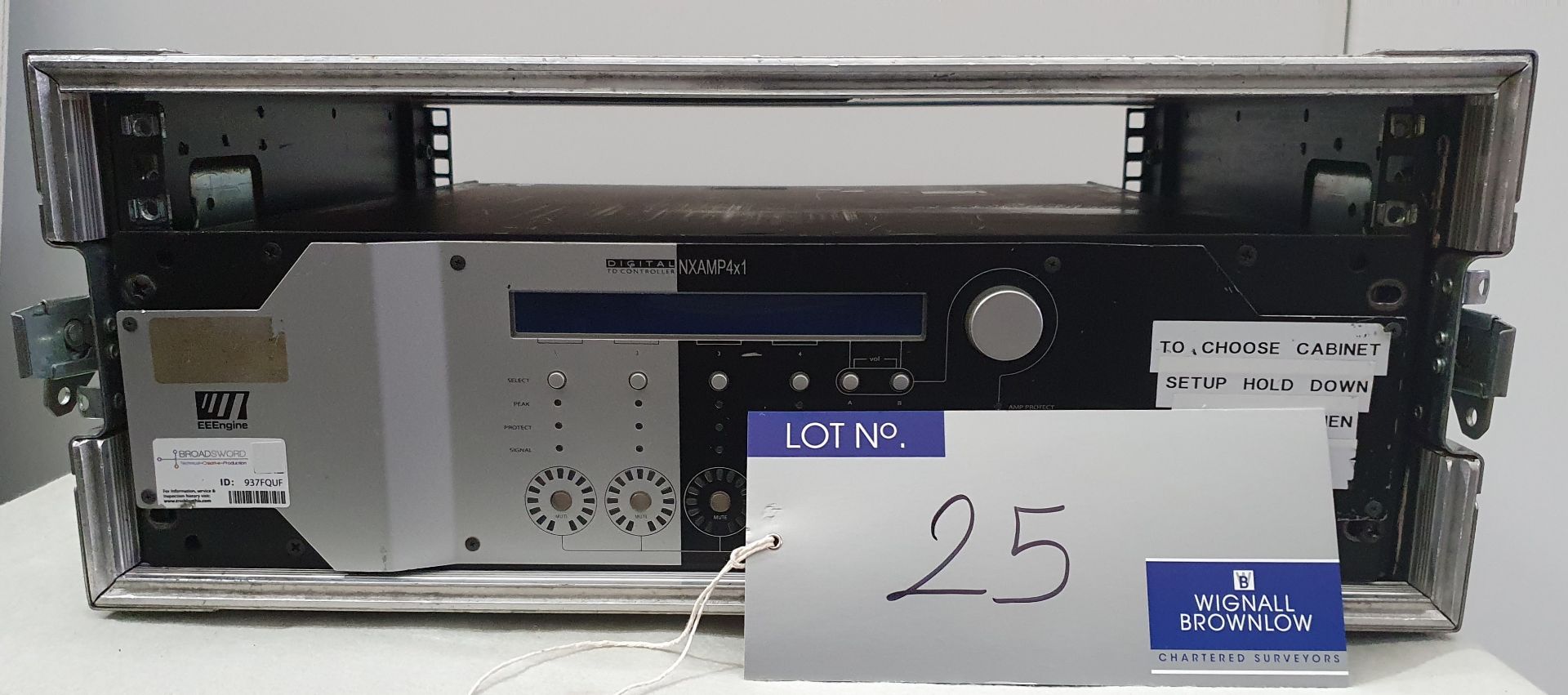 A Nexo NXAMP 4x1 Digital Power Amplifier with flight case (fully tested and working). - Image 2 of 4