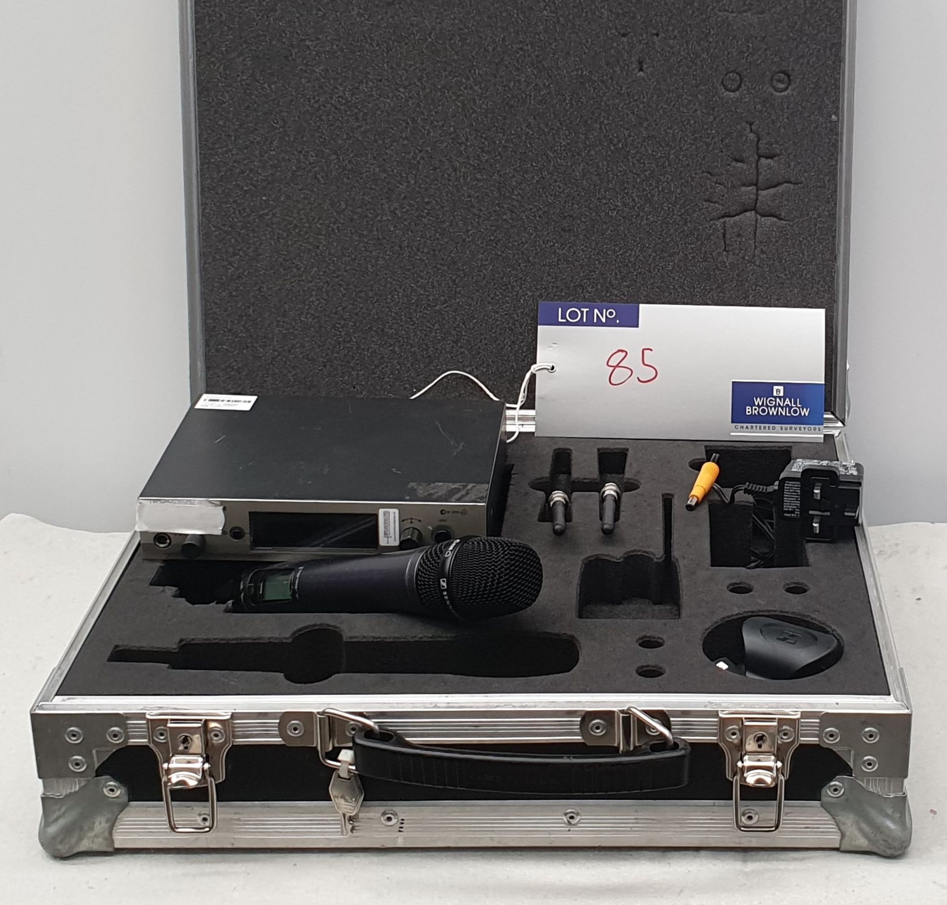 A Sennheiser Handheld Radio Microphone Kit comprising: 1 x EW300 G3 Receiver, 1 x Handheld