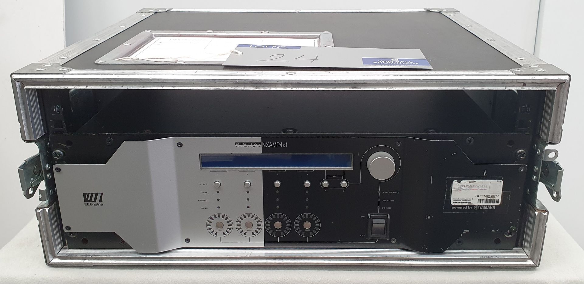 A Nexo NXAMP 4x1 Digital Power Amplifier with flight case (fully tested and working). - Image 2 of 4