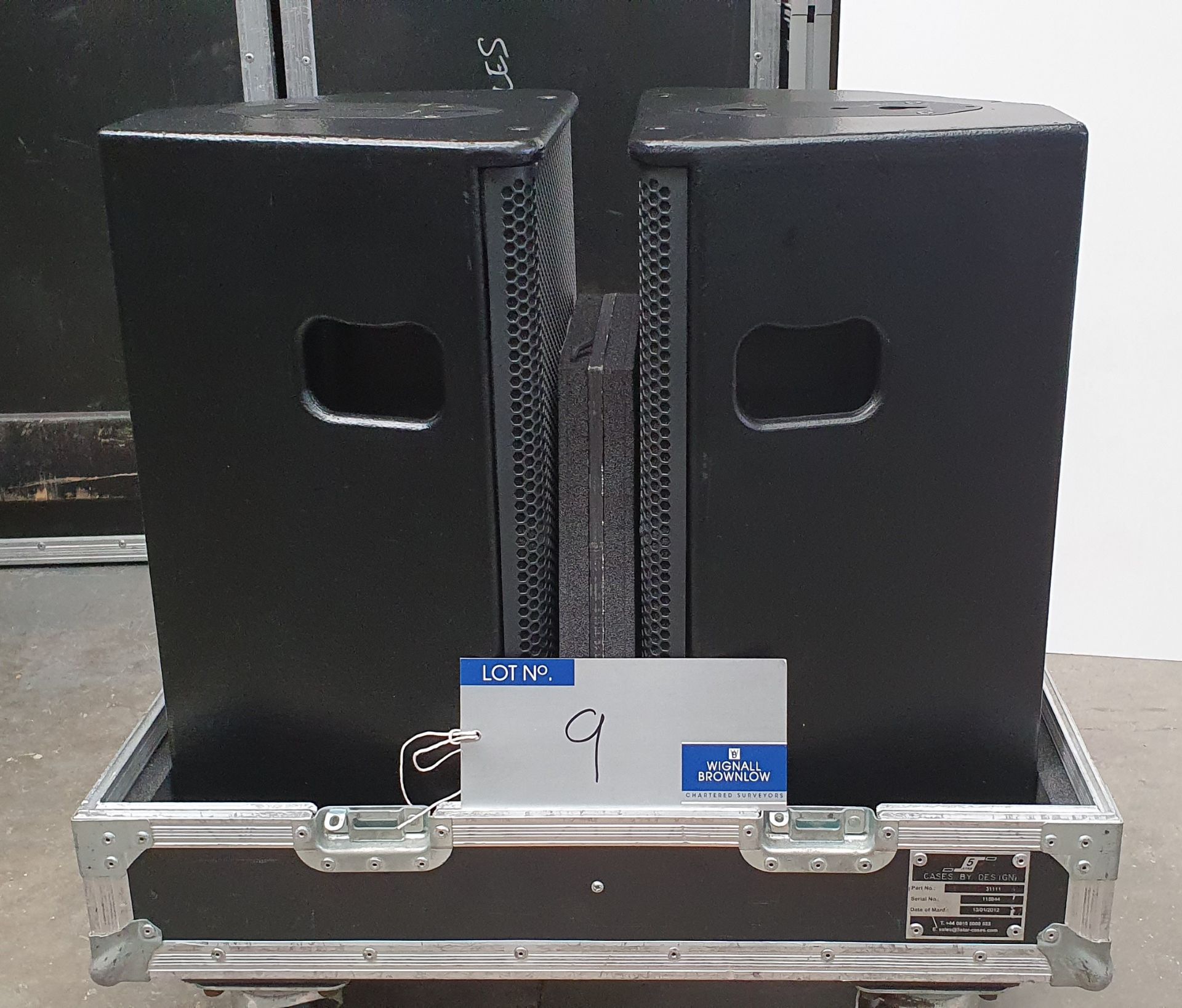 A Pair of Black Nexo PS10 Full Range Loudspeakers with 5star mobile flight case. - Image 3 of 4