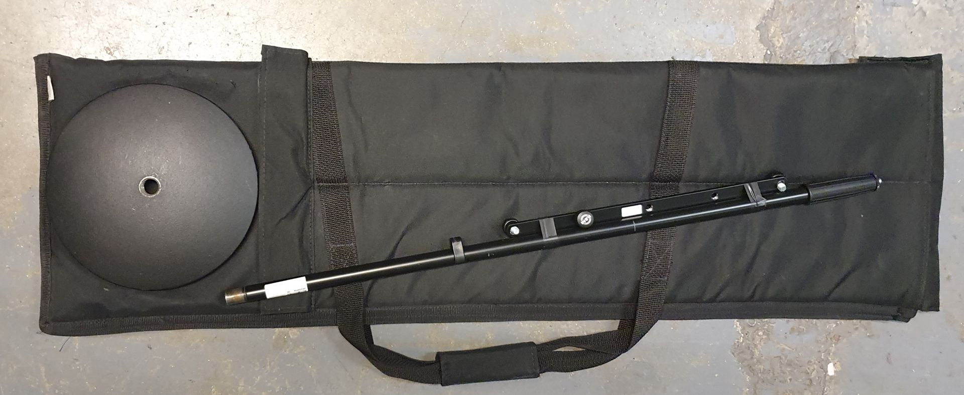 A Black T-Bar Stand with carry bag. - Image 2 of 2