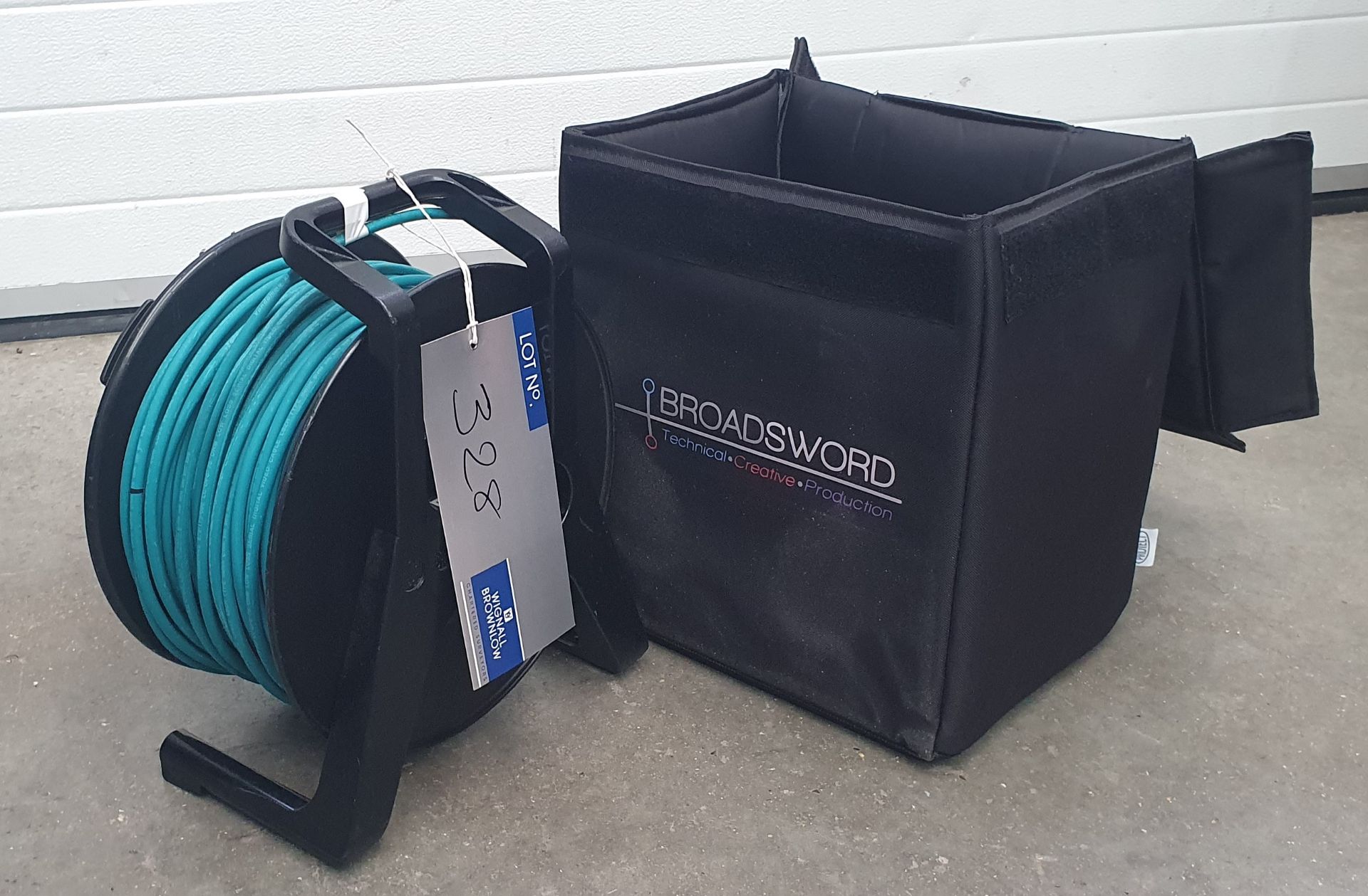 A Van Damme HD-SDI Cable Reel (60m) with carry bag.