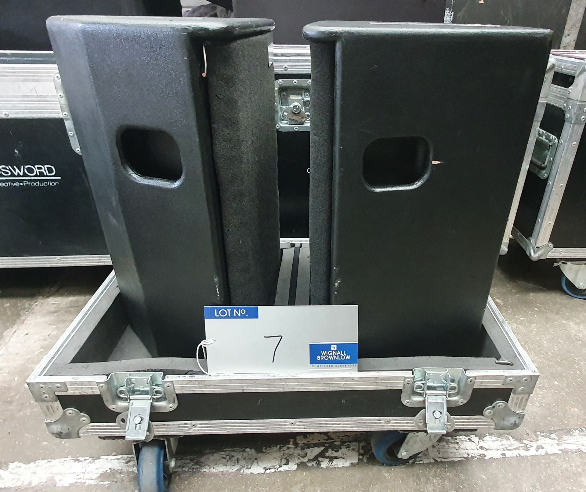 A Pair of Black Nexo PS10 Full Range Loudspeakers with mobile flight case. - Image 3 of 5