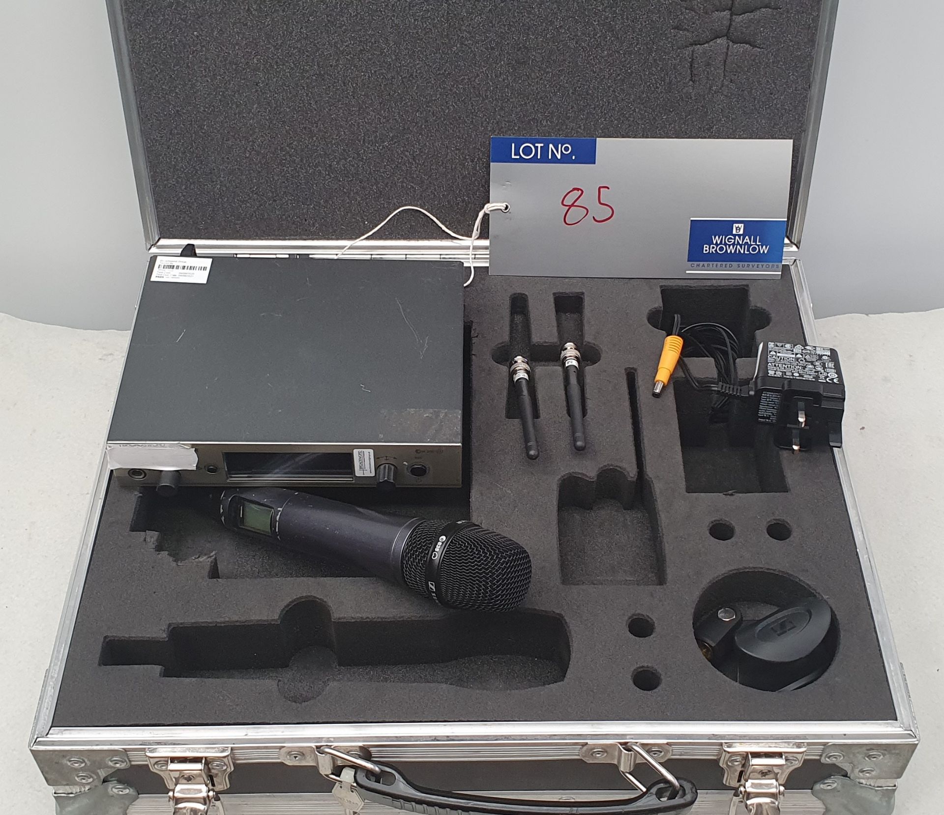 A Sennheiser Handheld Radio Microphone Kit comprising: 1 x EW300 G3 Receiver, 1 x Handheld - Image 2 of 2