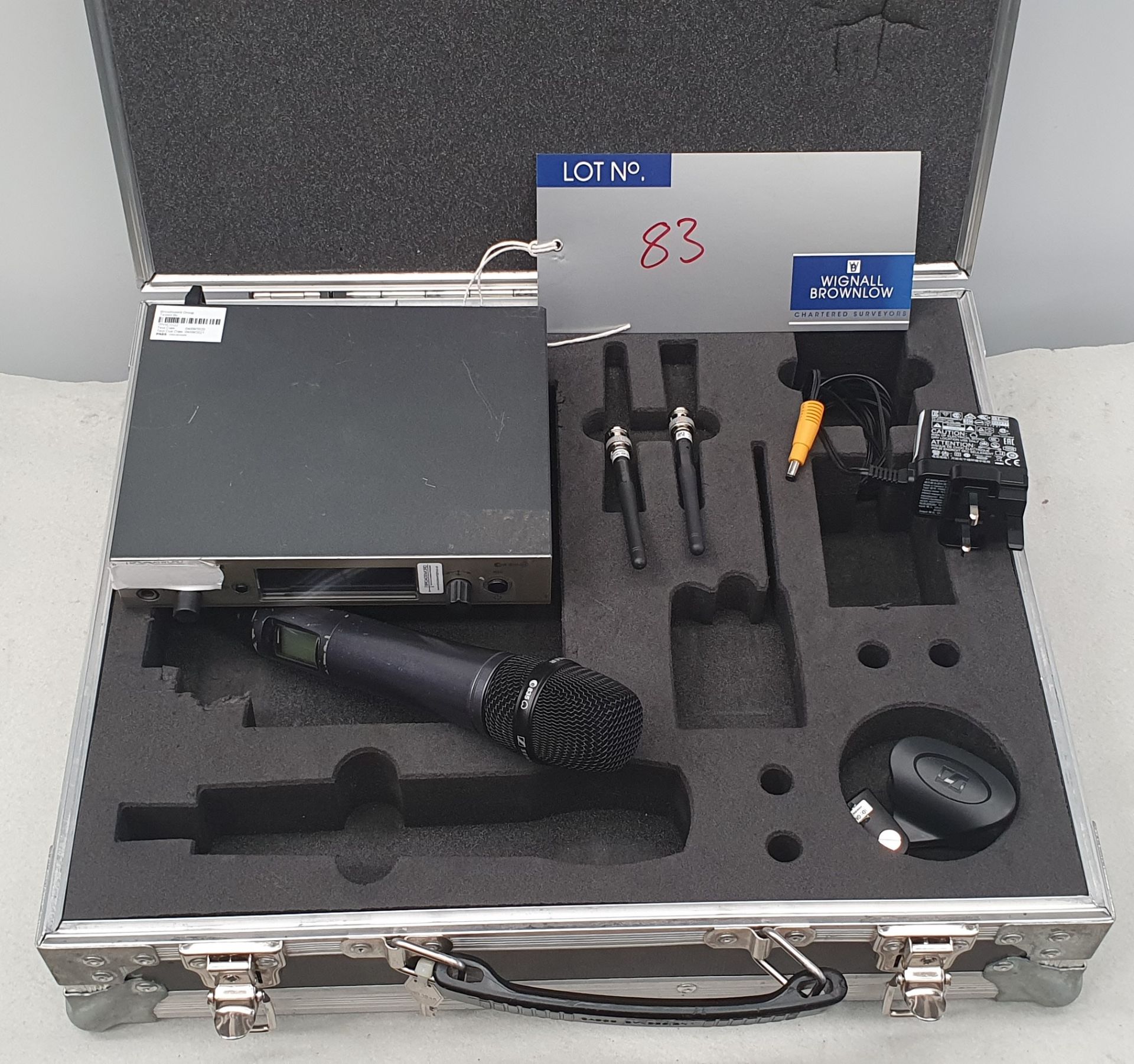 A Sennheiser Handheld Radio Microphone Kit comprising: 1 x EW300 G3 Receiver, 1 x Handheld