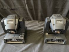 A Pair of Chauvet Intimidator 155 Moving Head Lights, good condition, tested and working.