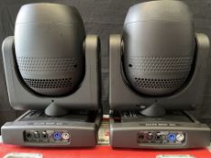 A Pair of Clay Paky Axcor 300 Beam LED Moving Head Lights, excellent condition, tested, low hours