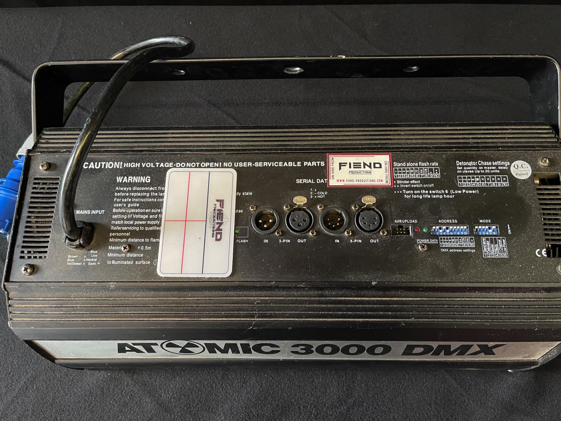 A Martin Atomic 3000 Strobe Light, fully tested and working, supplied with 16a connector. - Image 2 of 4