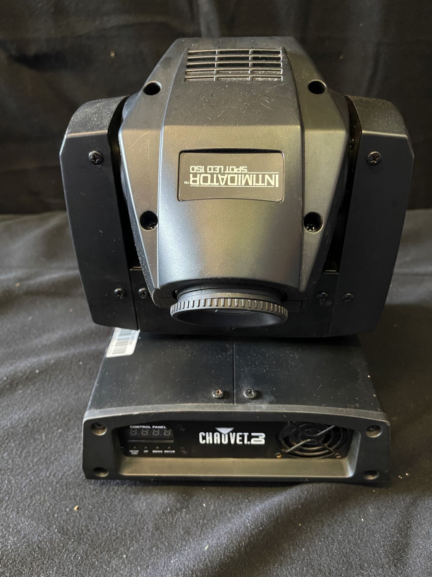 A Chauvet Intimidator 150 Moving Head Light, good condition, tested and working.