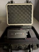 A Chauvet W DMX Transmitter Kit, excellent condition, tested and working with flight case.
