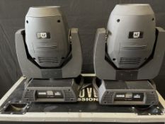 A Pair of Chauvet Rogue R2 Spotlights, excellent condition, tested, recently serviced with flight