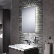 NEW (M140) 500x700mm Sensio Serenity Duo Backlit LED Mirror. RRP £416.99. The Serenity Duo Bac...