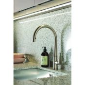 NEW (M184) Abode Coniq R Brushed Nickel Pullout Single Lever Kitchen Sink Mixer Tap AT2120. RRP...