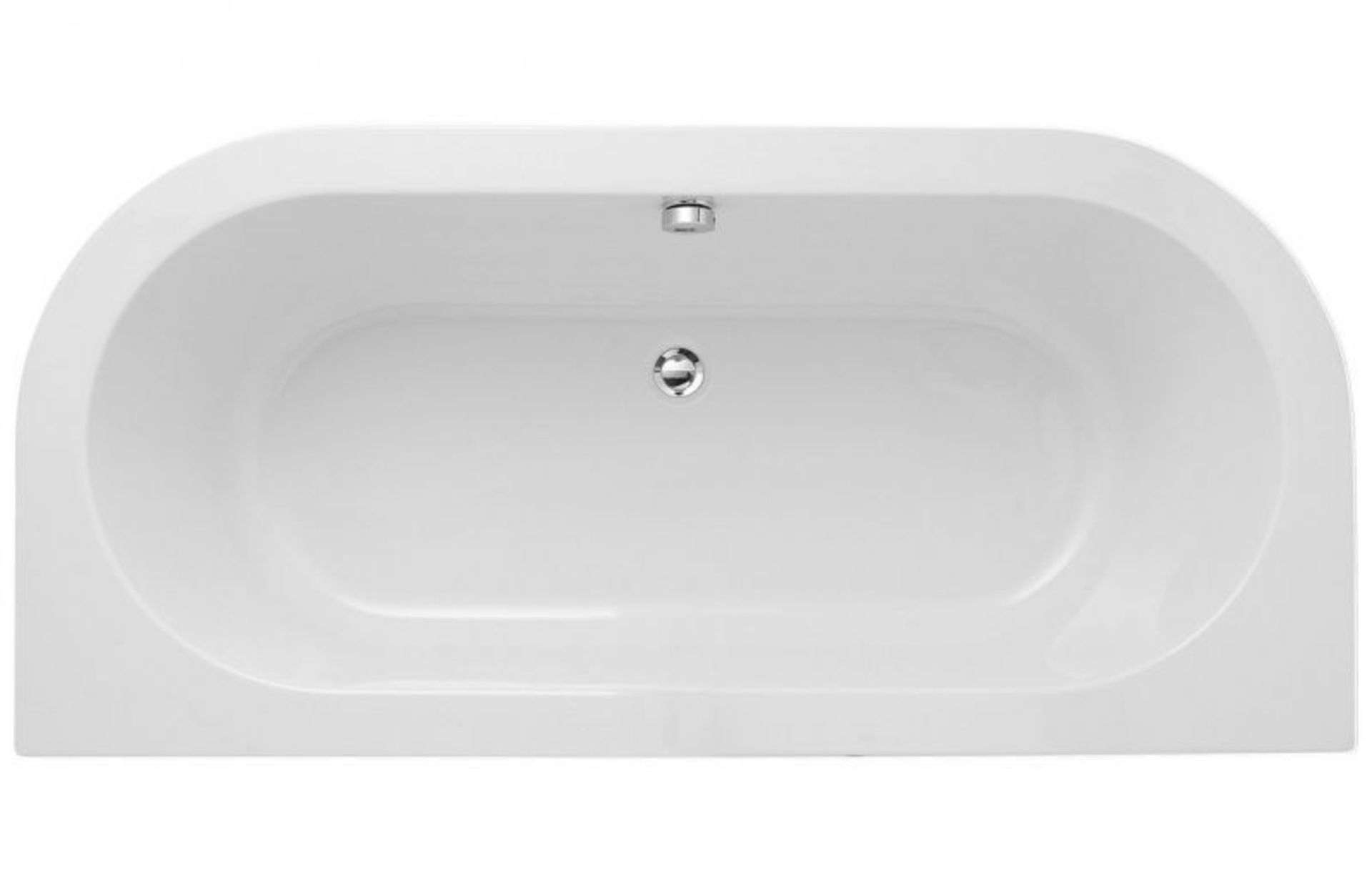 NEW (M17) 1700x800mm Decadence SUPERCAST Double Ended Back To Wall Bath 1700mm x 800mm. RRP £3... - Image 3 of 3