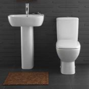 NEW Twyford Moda Close Coupled WC RRP £636.99. The Moda close coupled toilet is a stylish an...