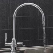 NEW (M181) RAK Kitchen Sink Mixer Tap Lever - Chrome. RRP £198.00. Comes in attractive chrome ...