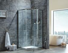 NEW (L38) Scudo 900x900mm 1 door Quadrant Shower Enclosure. RRP £563.99. shower enclosure is ...