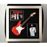 Framed Guitar with Abba's Benny Andersson Original Signature