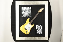 Framed Guitar with Authenticated Booker T signature