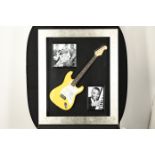 Framed Guitar with Authenticated Booker T signature