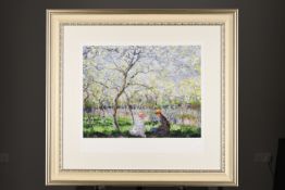 Limited Edition by Claude Monet "Springtime, (1886)".