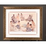 Limited Edition Gouttelette by Sir William Russell Flint. "Variations on a Theme". Supplied wit...