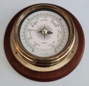 Vintage Metamec Round Wall Barometer